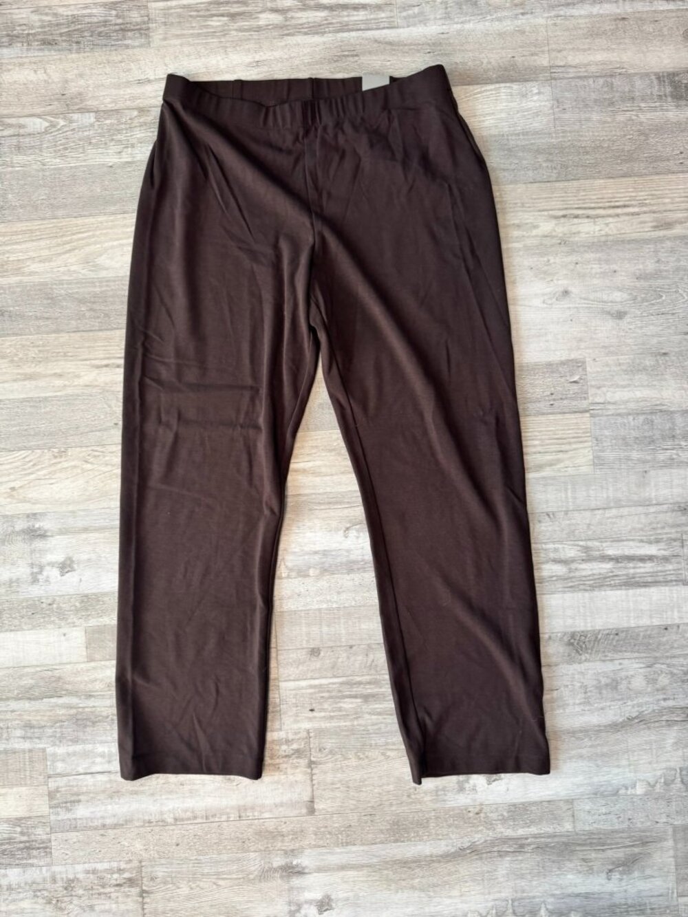 Chico's NWT Brown Ponte Dancer Pull On Pants Size 3/XL R22